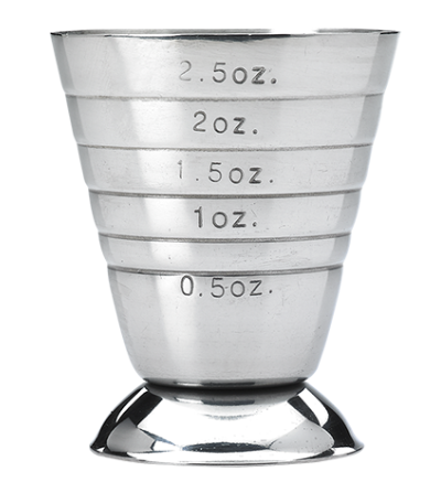 Barfly Bar Measuring Cup, 2.5 oz., Stainless Steel