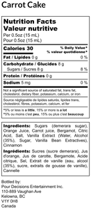 Carrot Cake Syrup