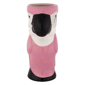 Pink Parrot Tiki Mug