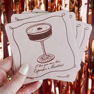 Espresso Martini Coaster Set of 5