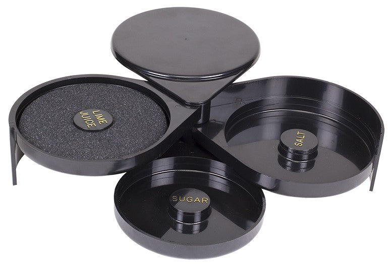 3 Tier Black Glass Rimmer | Born to Shake