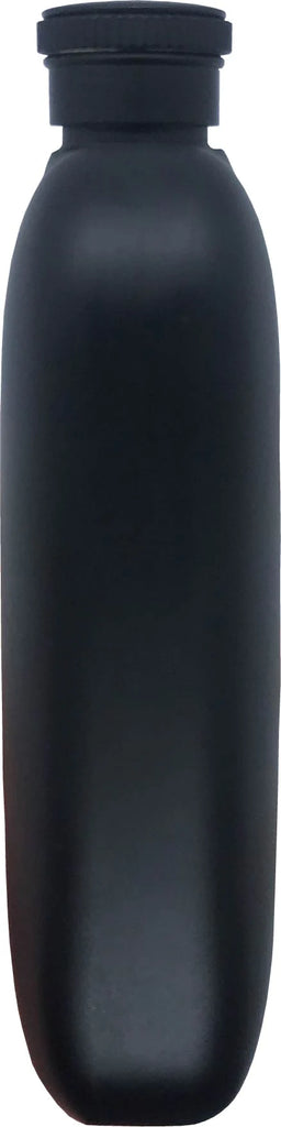 Cocktail Engraved Matte Black Flask - 6oz