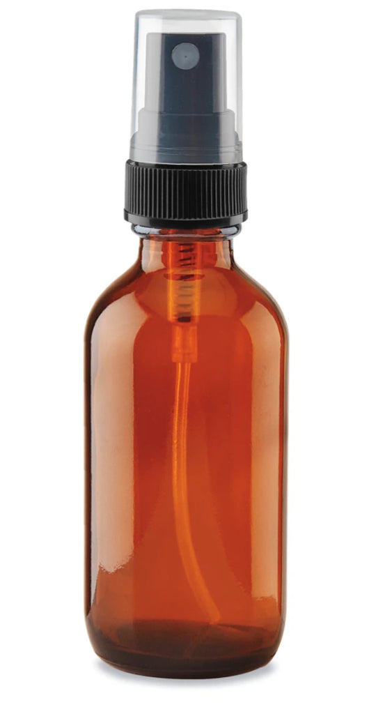 Amber Glass Spray Bottle 2oz/60ml
